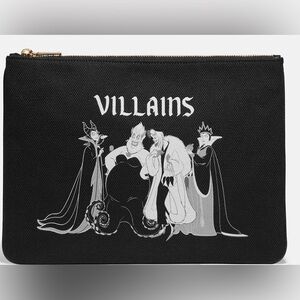 New! Coach Disney X Coach Large Pouch Villains Motif Ursula Cruella